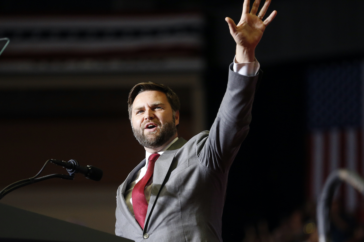 JD Vance at Youngstown Ohio rally