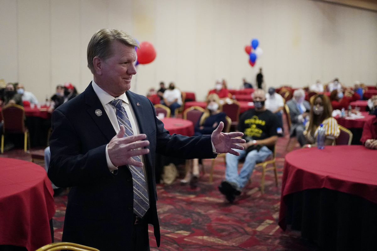 Jim Marchant at election party 11-3-20