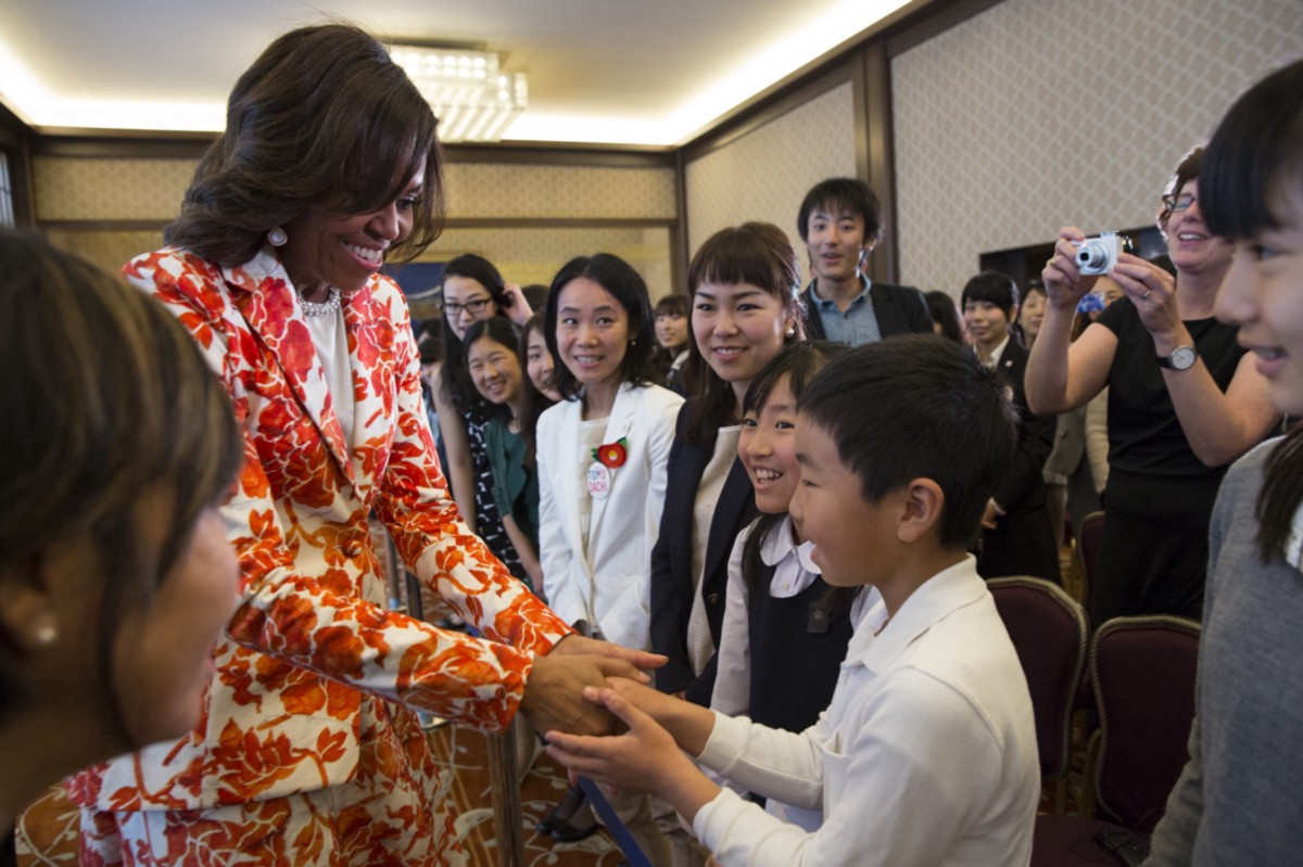 Michelle Obama girls
