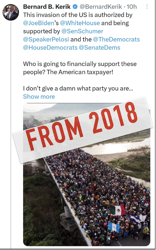 screenshot of outdated migrant photo