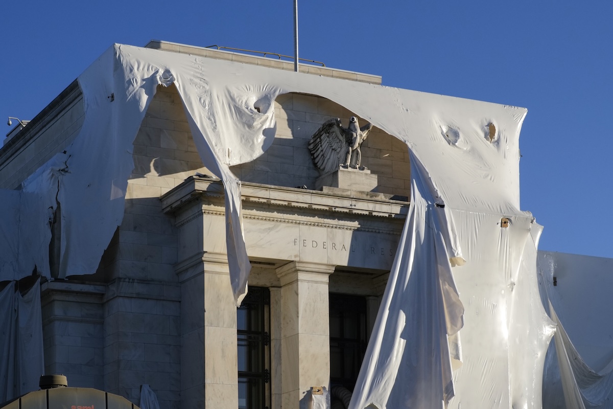 Photo of Federal Reserve building renovations