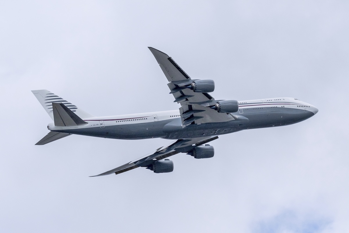 Qatar Air Force One Plane