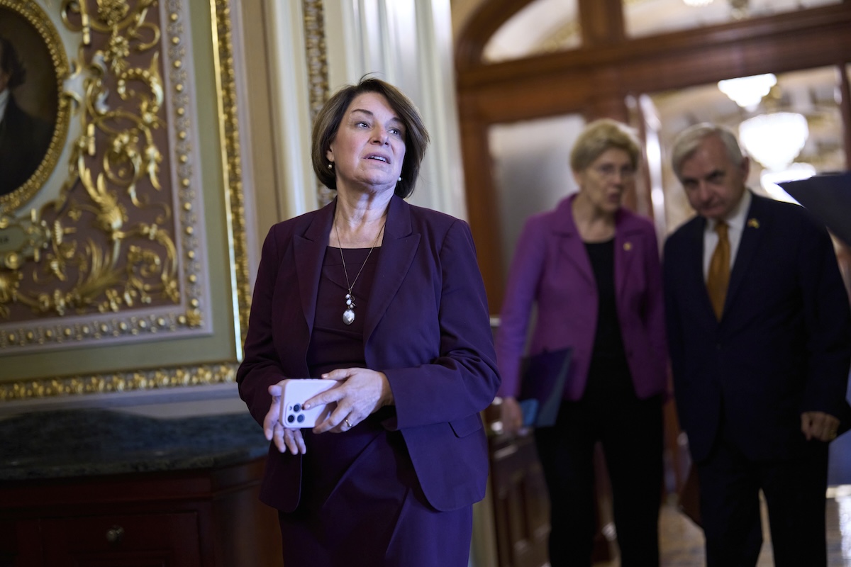 Klobuchar in Capitol June 2025