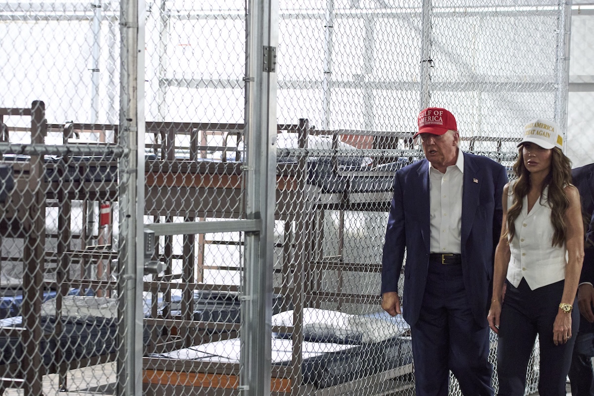 Trump and Noem tour Alligator Alcatraz 07-01-2025