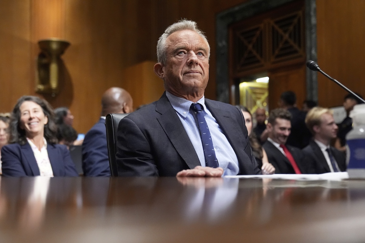 RFK Jr sitting in Senate hearing 9-4-25