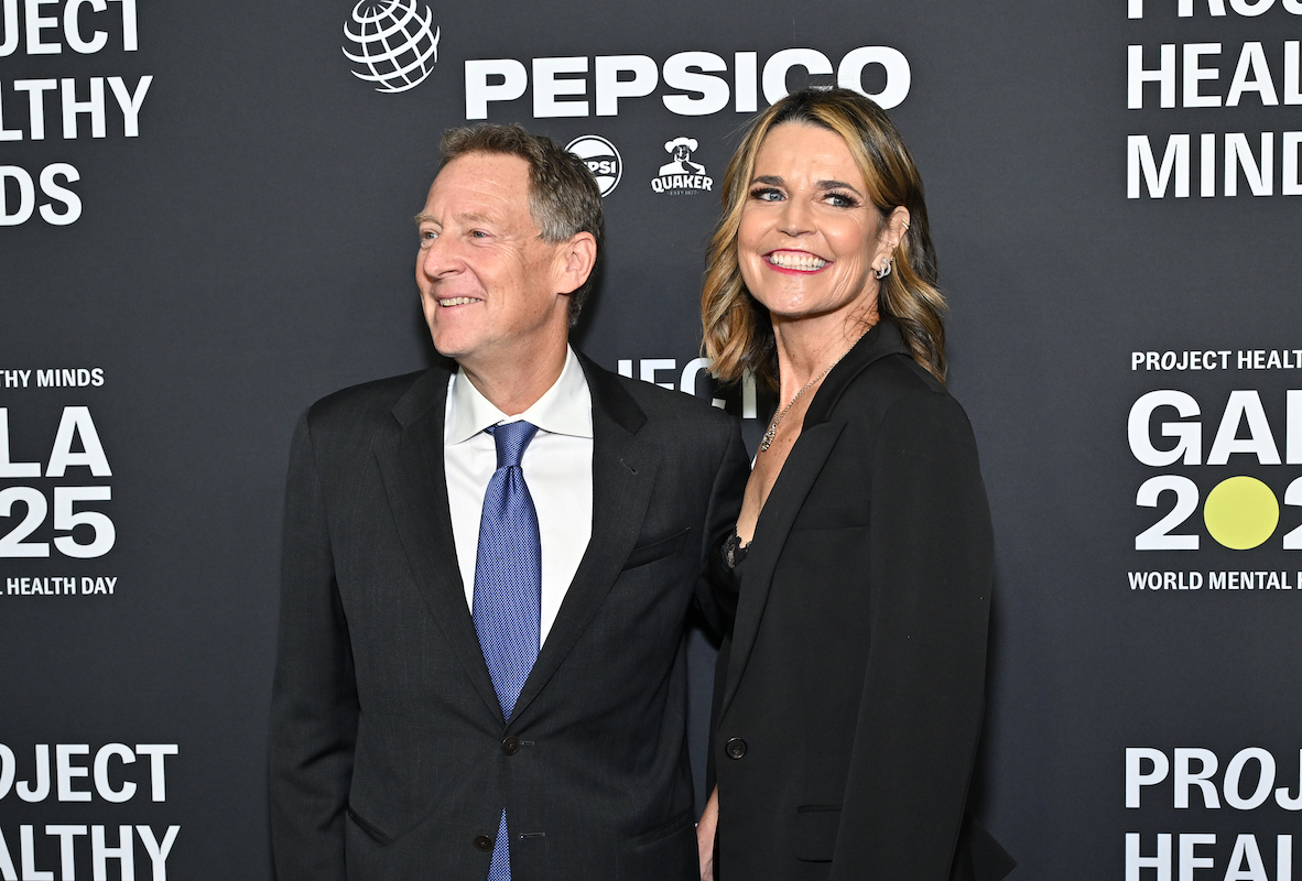 Savannah Guthrie w/ her husband 10-9-2025