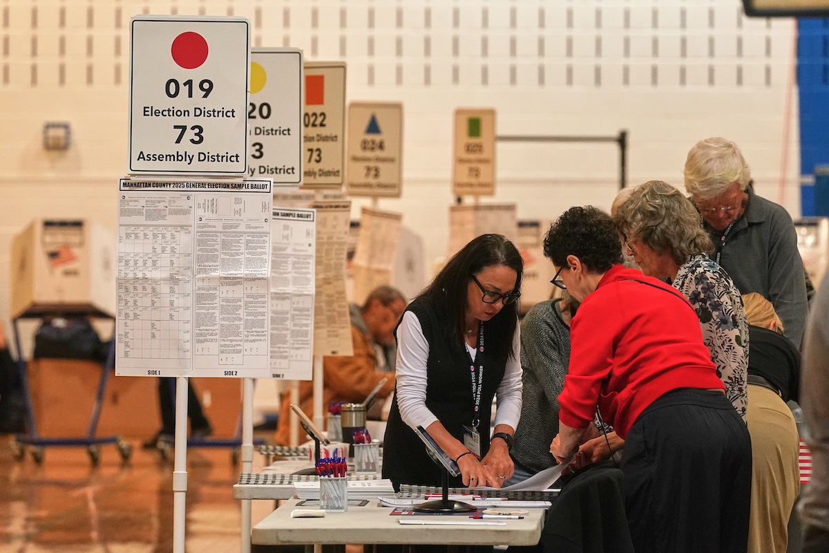 New York Polling site general election 2025