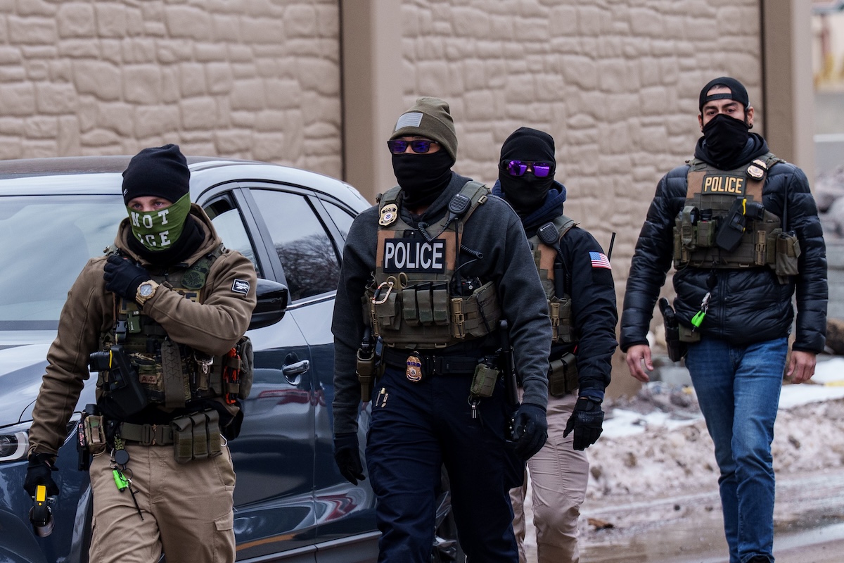 ICE agents in Minneapolis 01-15-26