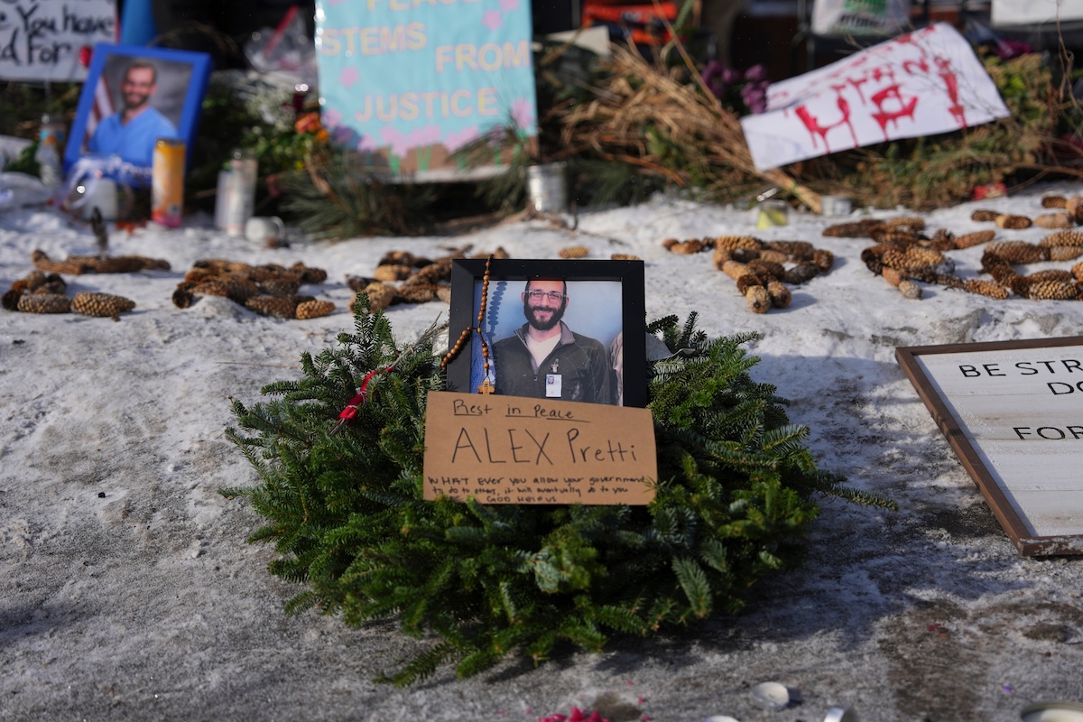 Alex Pretti memorial Minneapolis 1-25-26