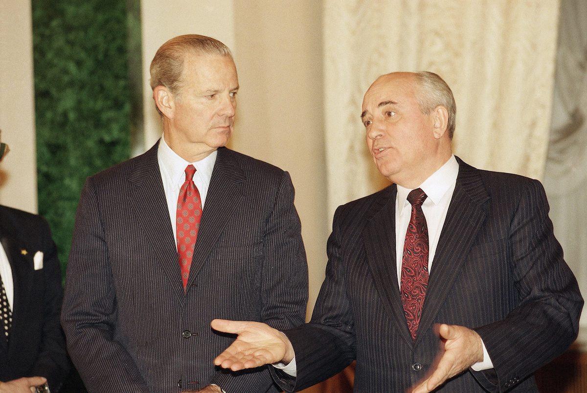 Gorbachev and Baker photo for Candace Owens fact-check