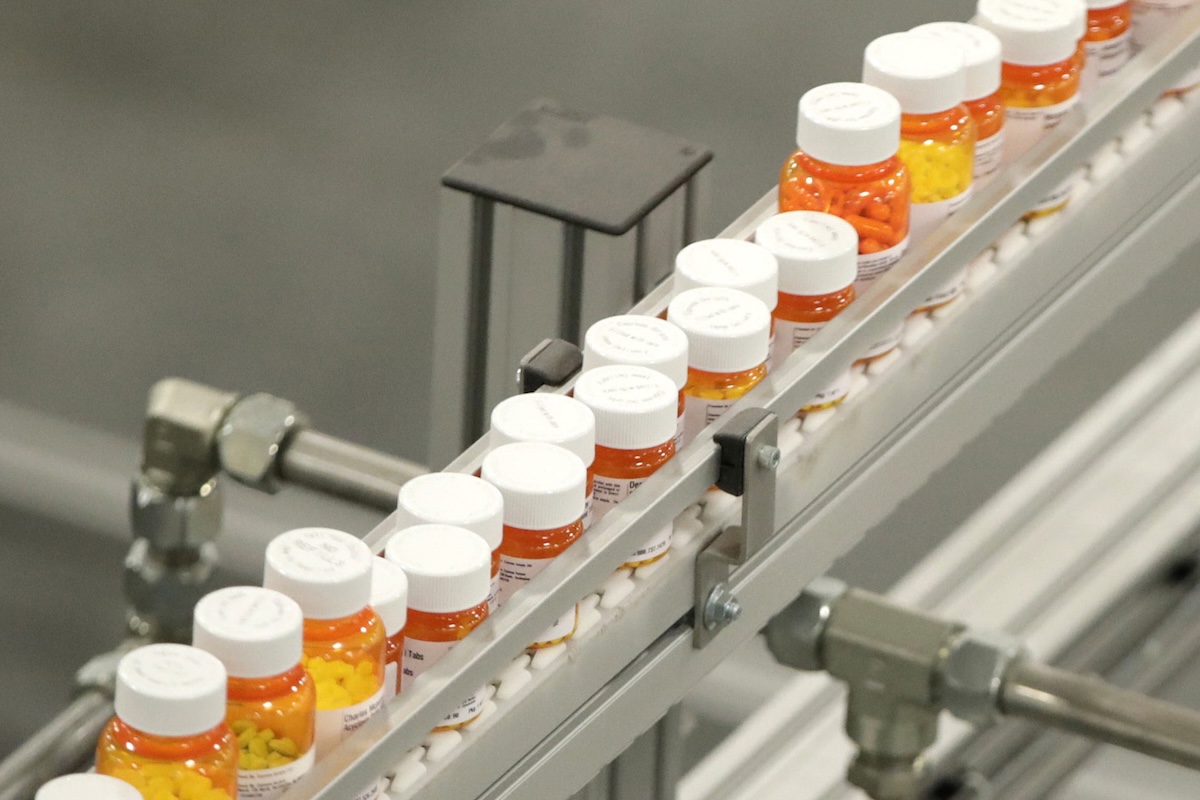 Bottles of medications on belt 07-10-2018