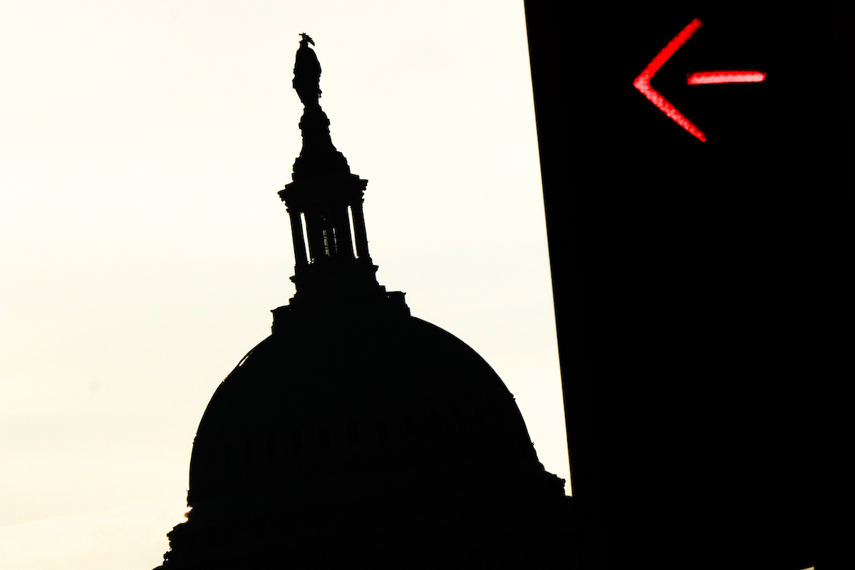 Capitol Dome with stop walk signal 10-1-25