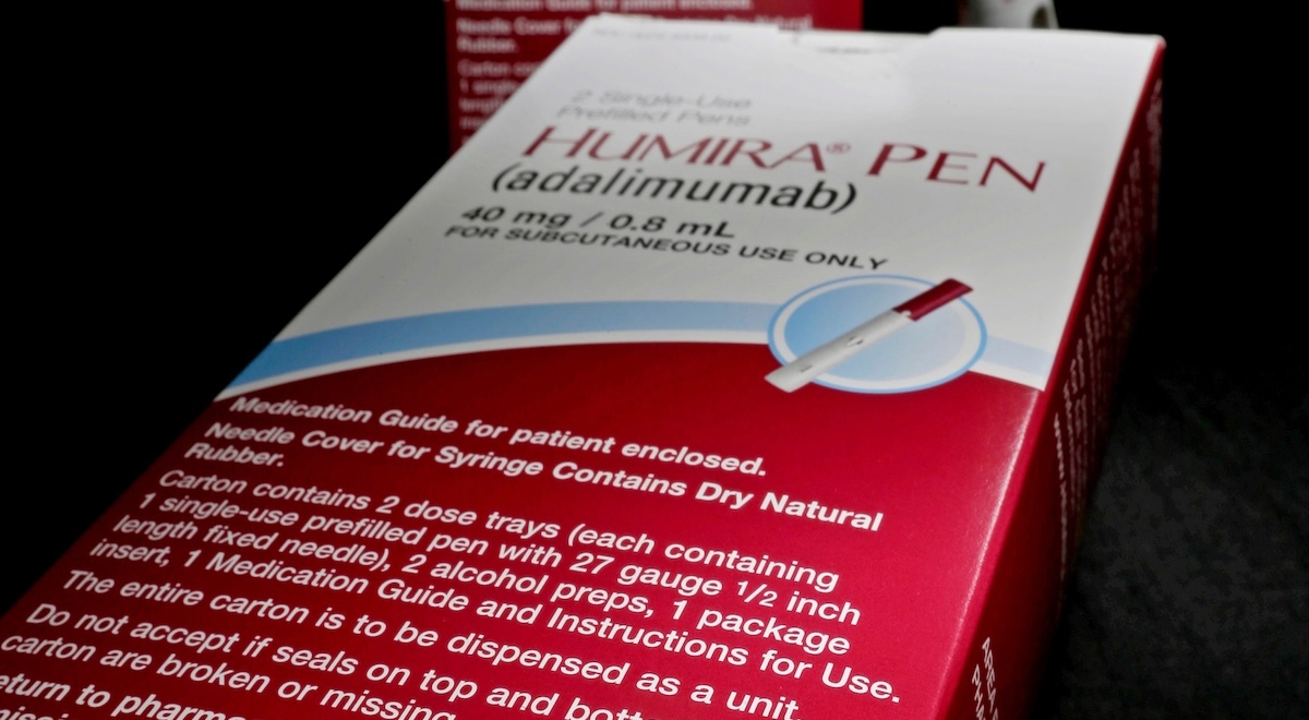 Packaging for the biologic medication Humira 07-18-2014