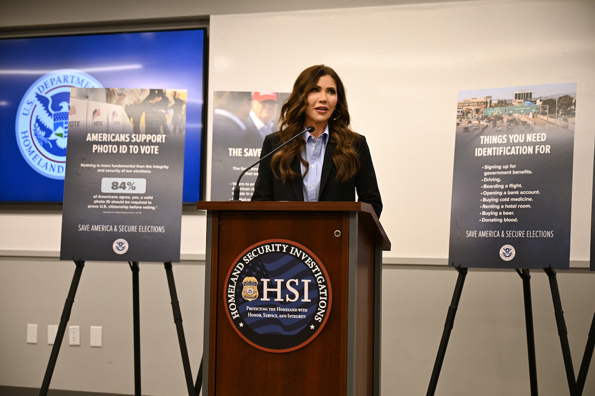 Kristi Noem Save America Act Arizona 2-13-26