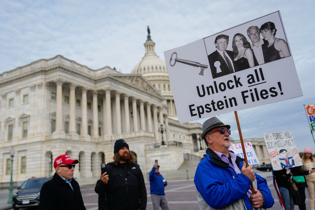Epstein files DC sign