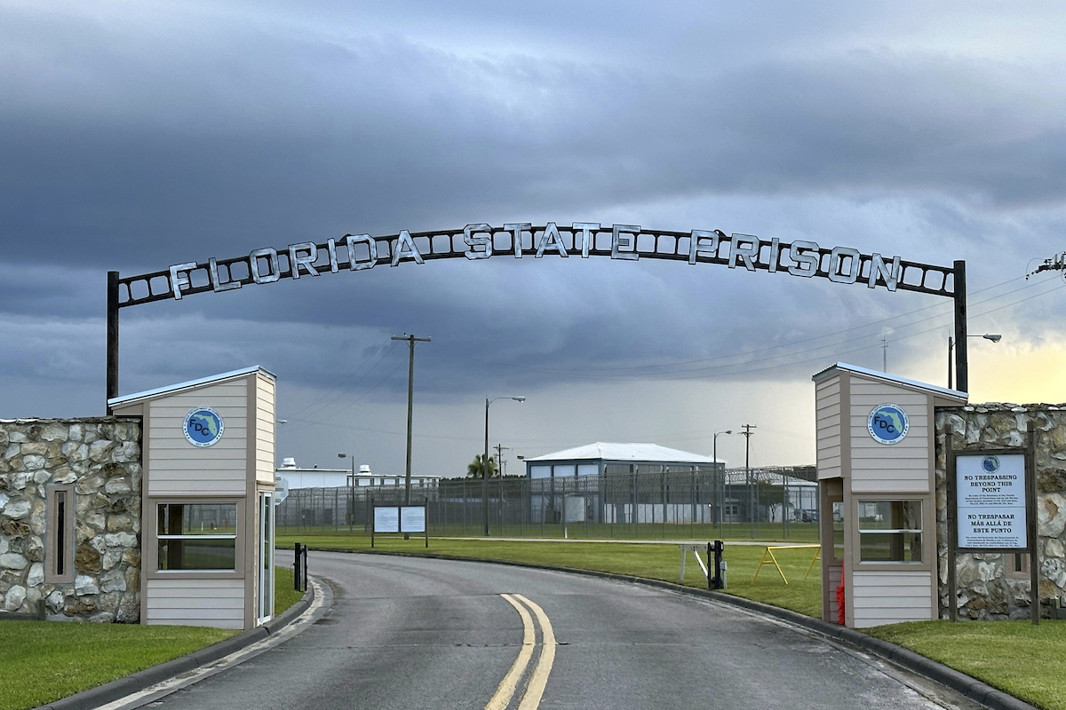 Florida state prison sign