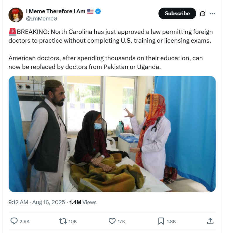 ForeignDoctorsTweet