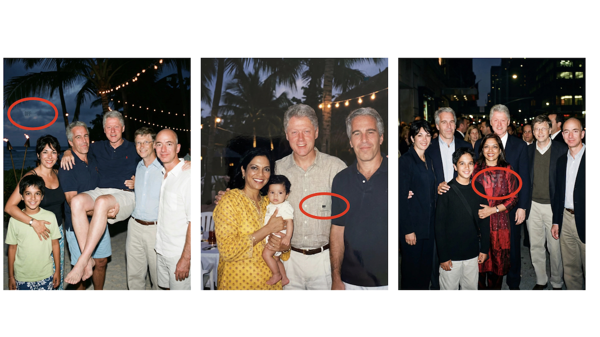 Graphic showing watermark in AI-images of Mamdani