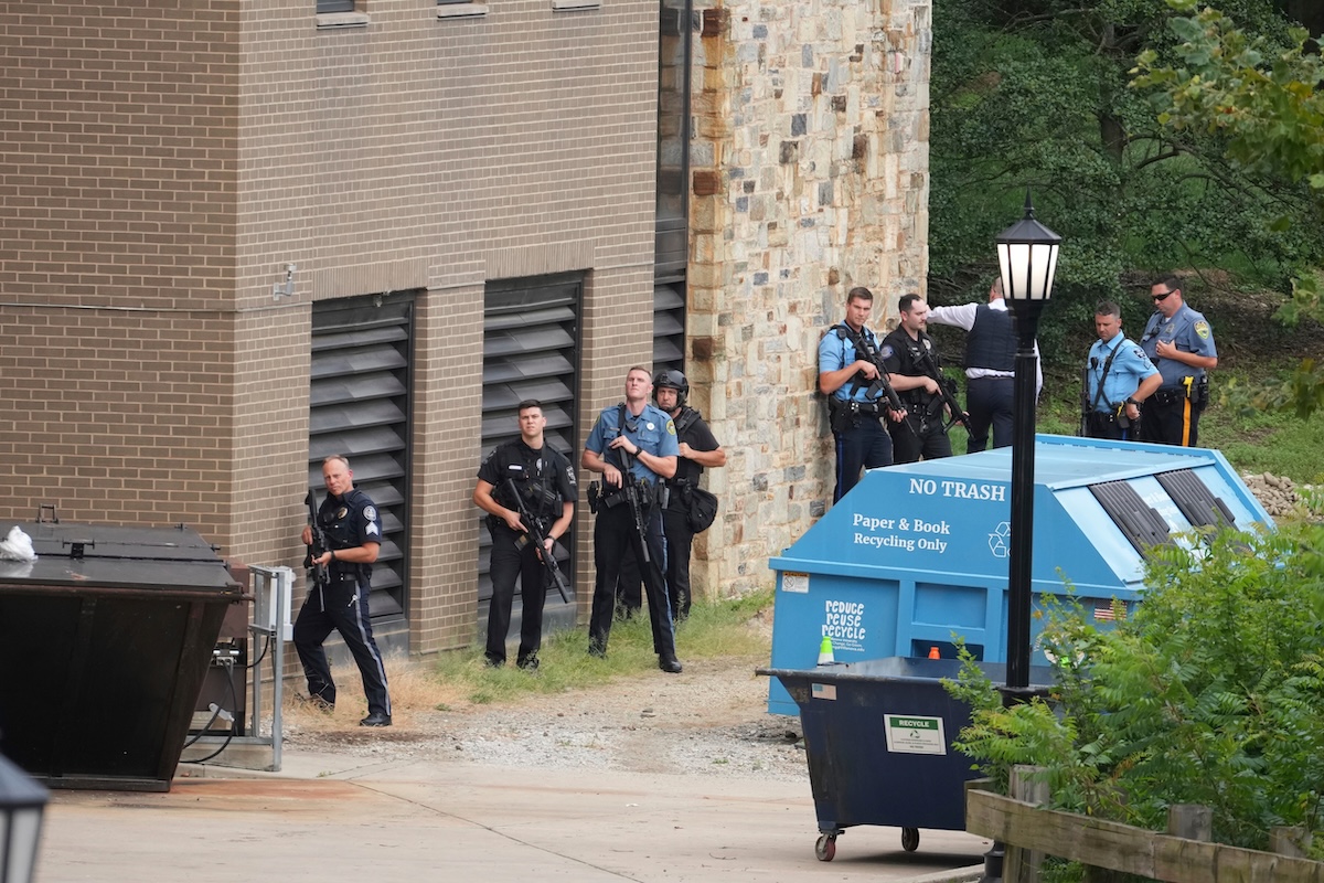 Police at Villanova University, 08-21-2025