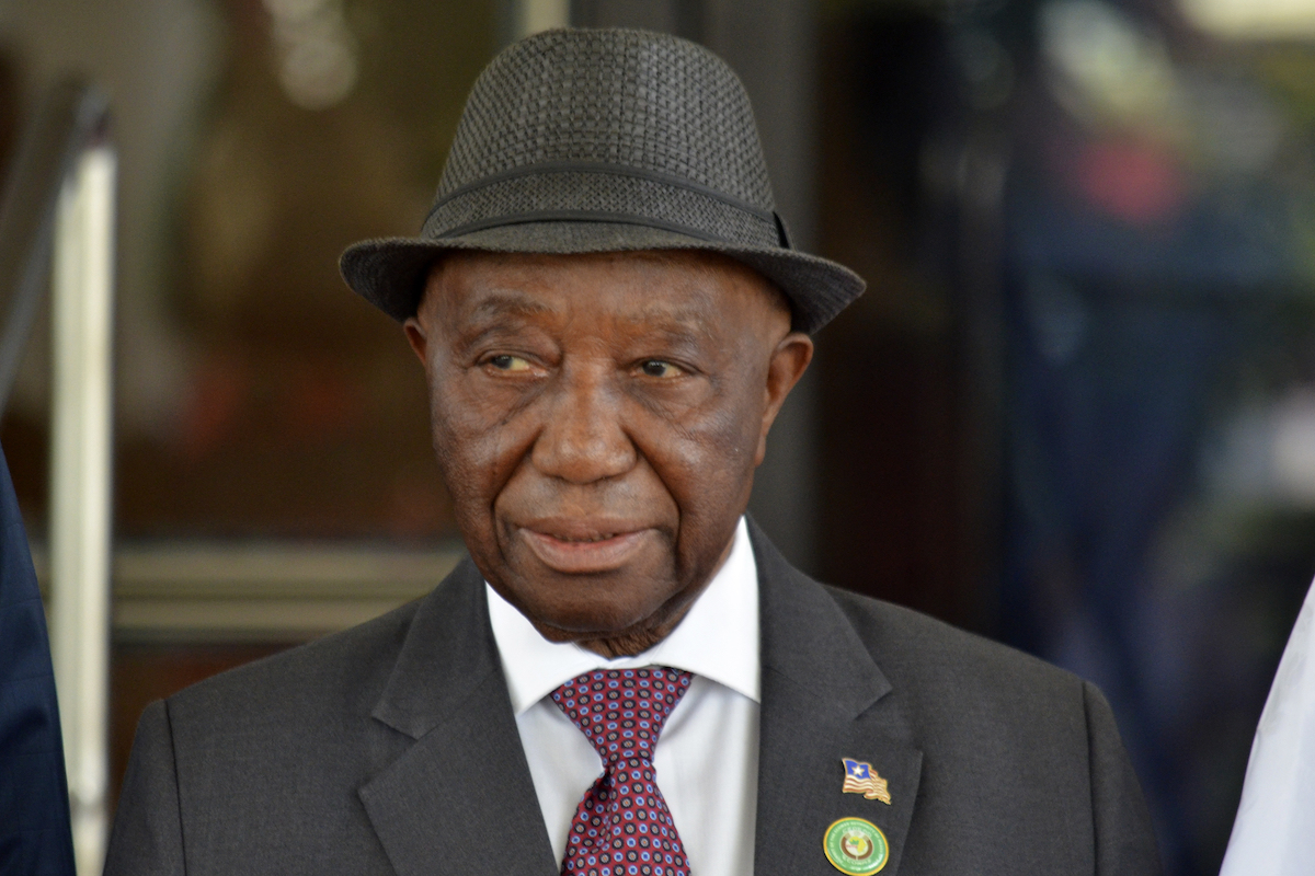 Liberian President Joseph Boakai