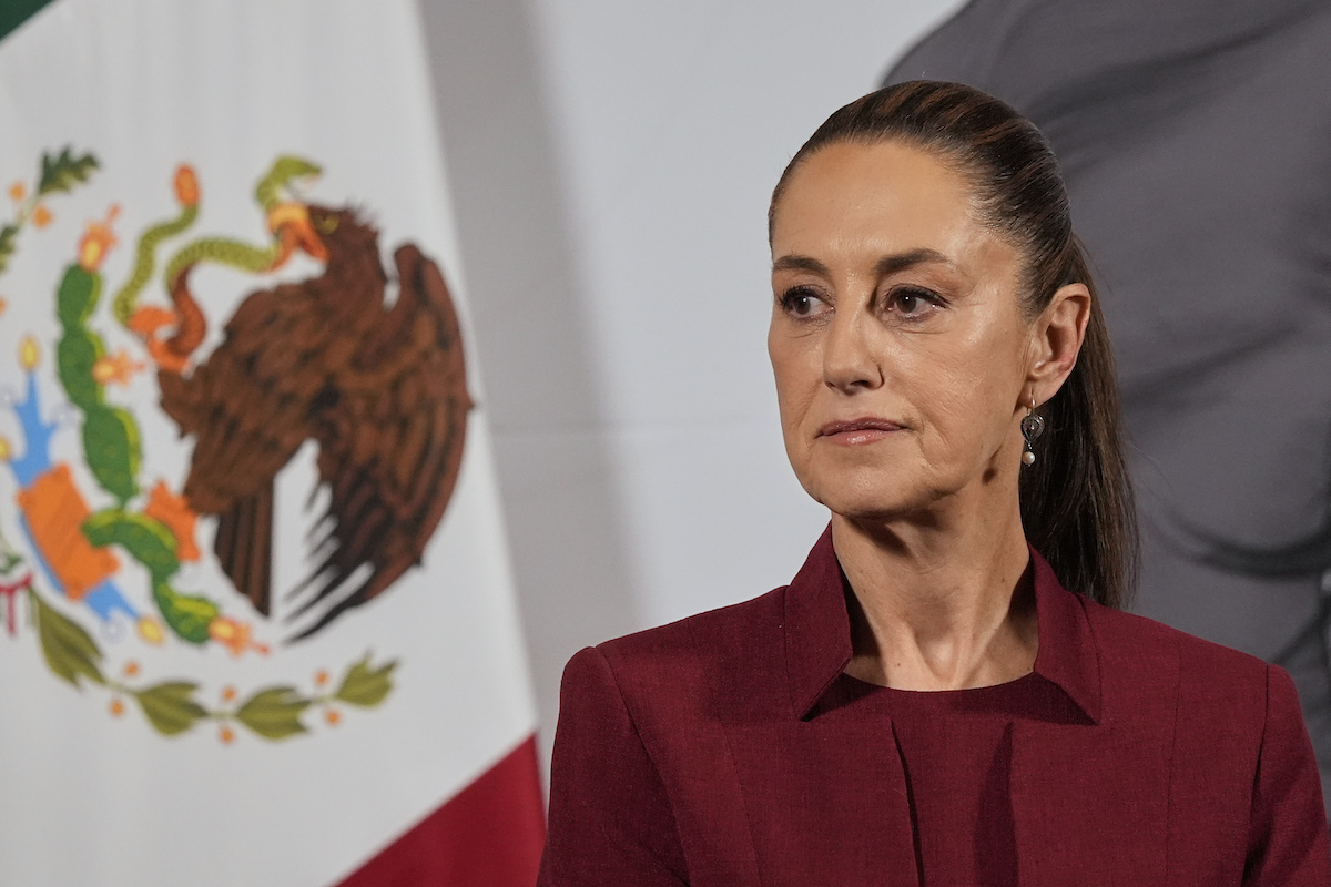 Imagen de la presidenta de Mexico 04-02-2025