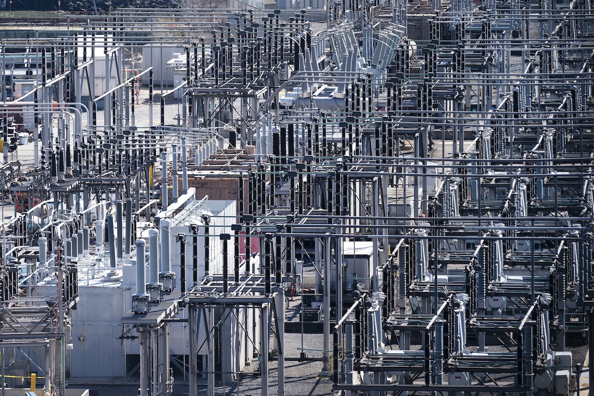 NY electric substation infrastructure
