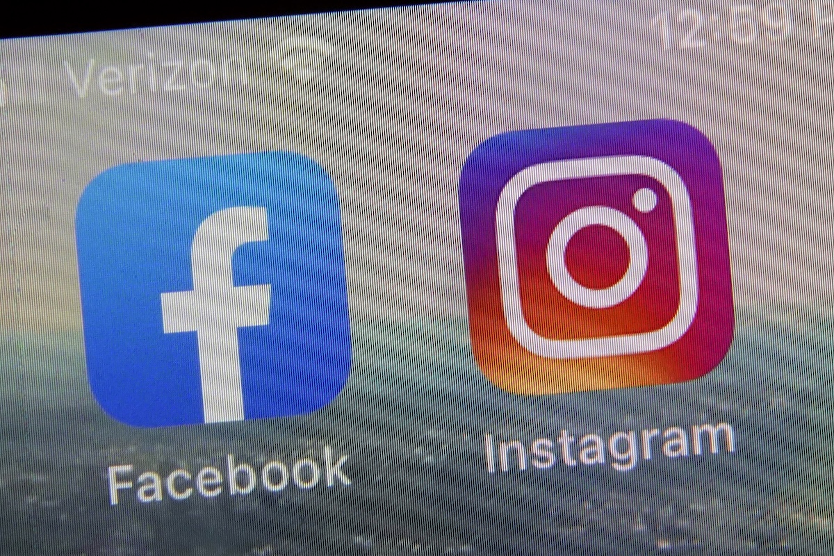 Facebook and Instagram logos