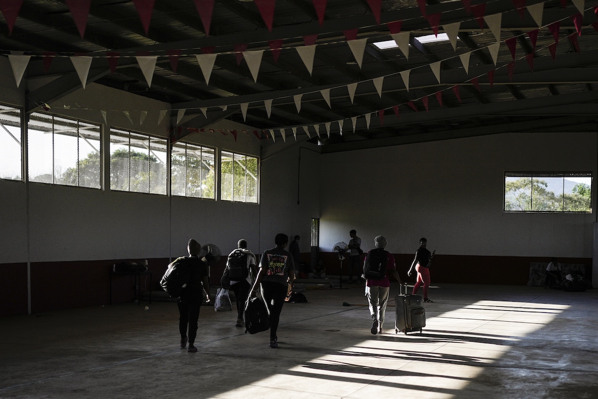 Migrants from Cameroon at a shelter in Panama 03-11-2025
