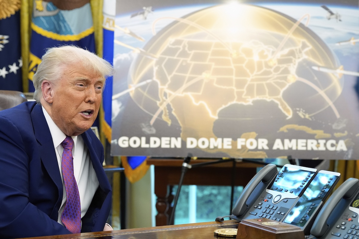 Trump in Oval Office event for Golden Dome missile shield
