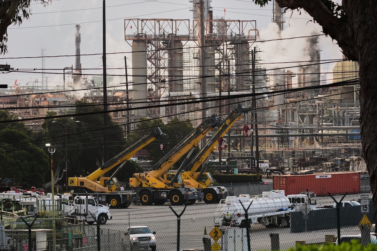 Chevron refinery in El Segundo, Calif