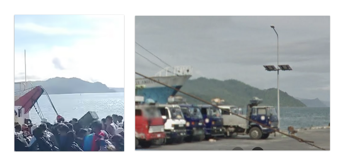 Comparison images, Pasacao Port, 03-23-2026