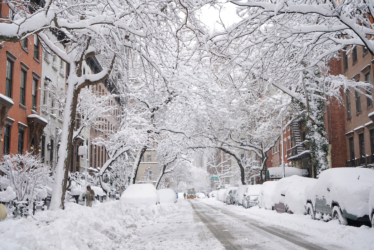 New York City snowy street 2-23-26