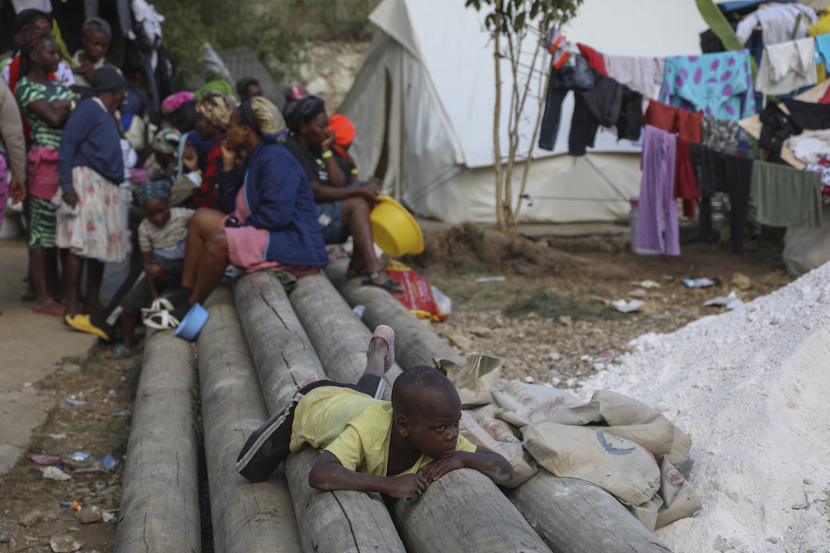 People displaced by gangs in Haiti 2-13-25