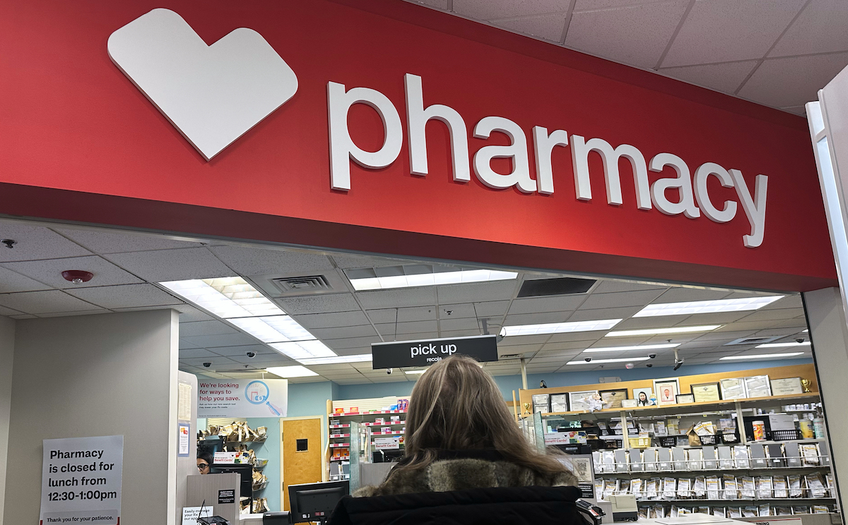 CVS pharmacy window