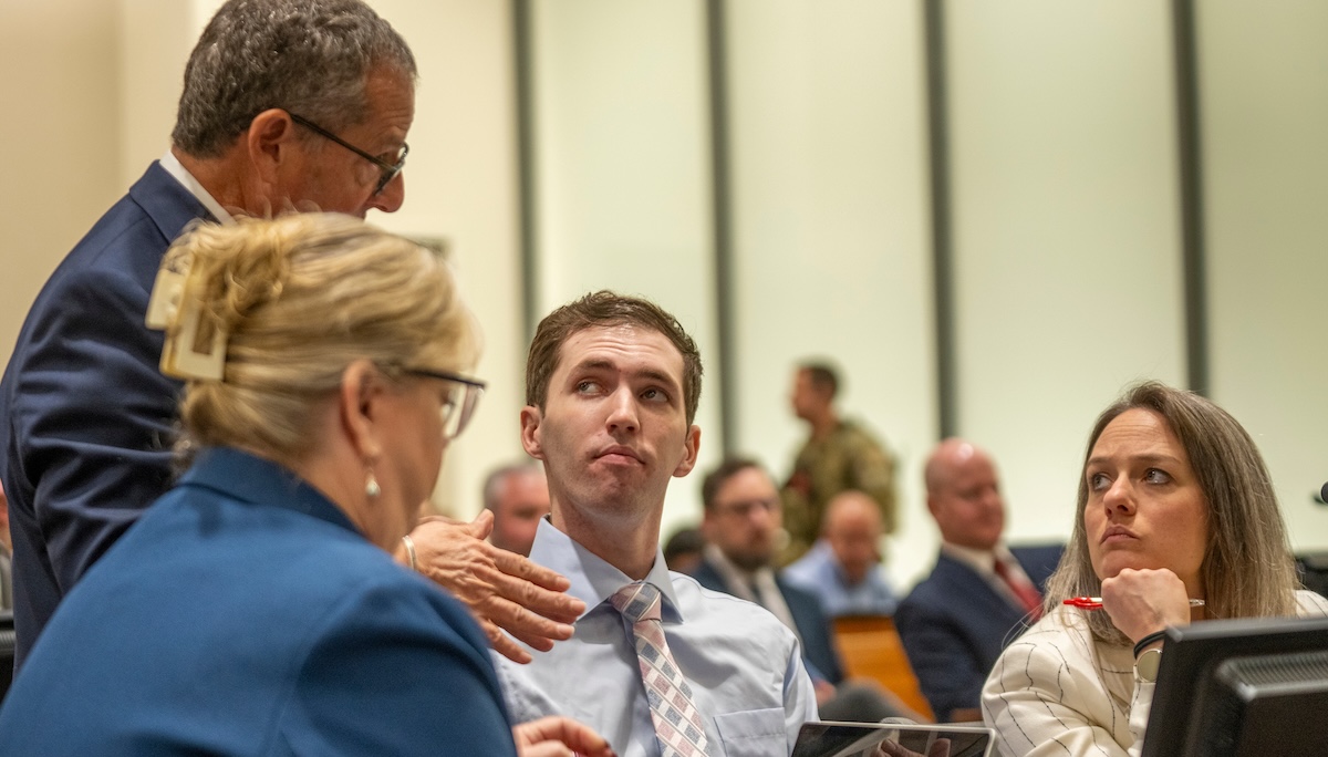Tyler Robinson at hearing in Provo, Utah, 12-11-2025