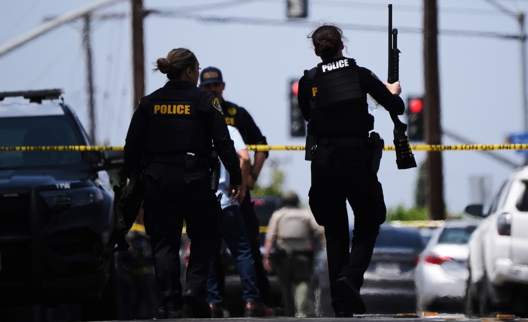 San Diego mosque shooting scene