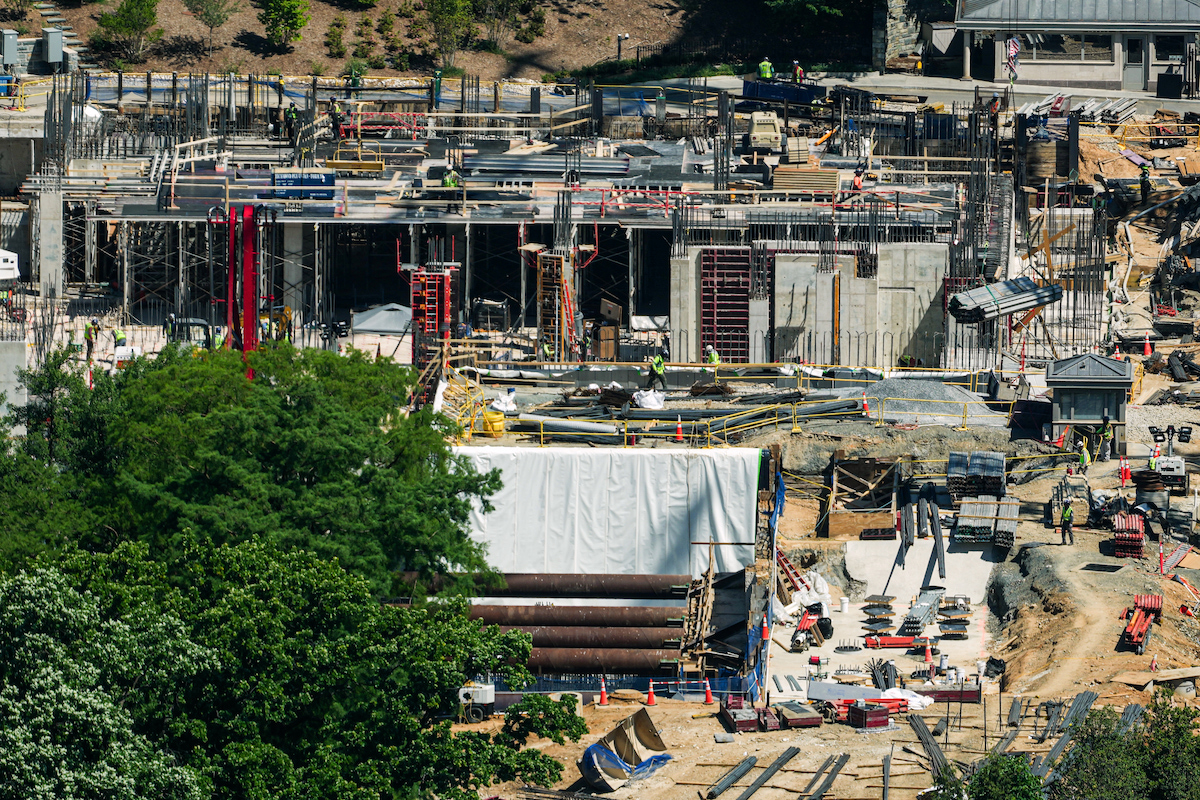 Photo of the White House Ballroom construction 05-05-26