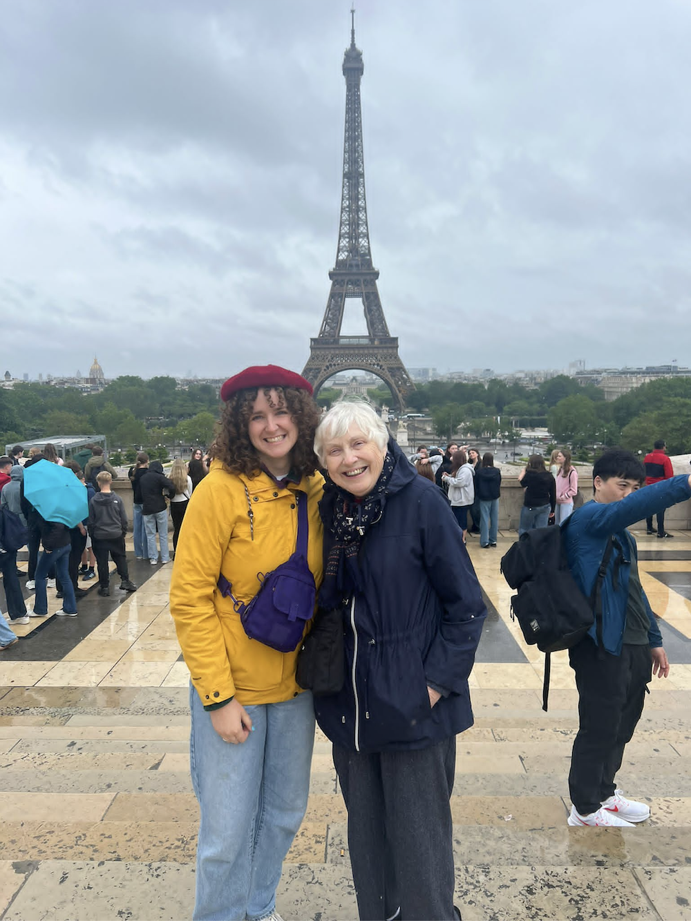 Grace Abels and Grandma in Paris