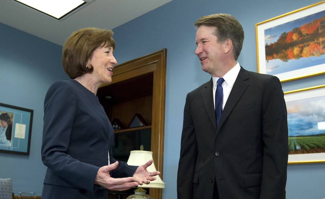 Sen Susan Collins and Brett Kavanaugh 8-21-18