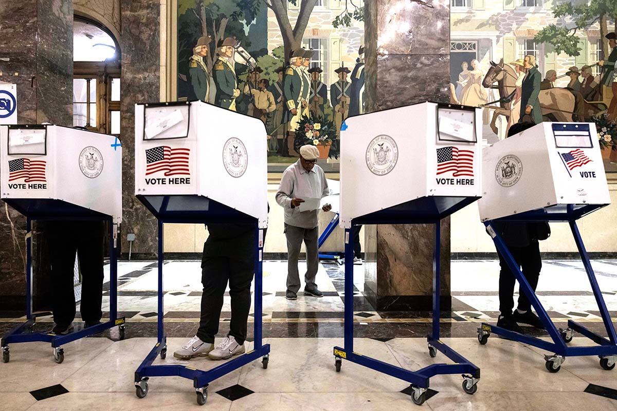Voters in the Bronx, New York, 11-5-2024