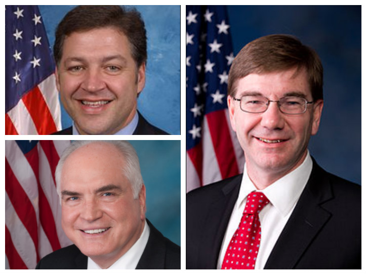 Reps. Keith Rothfus, Mike Kelly and Bill Shuster