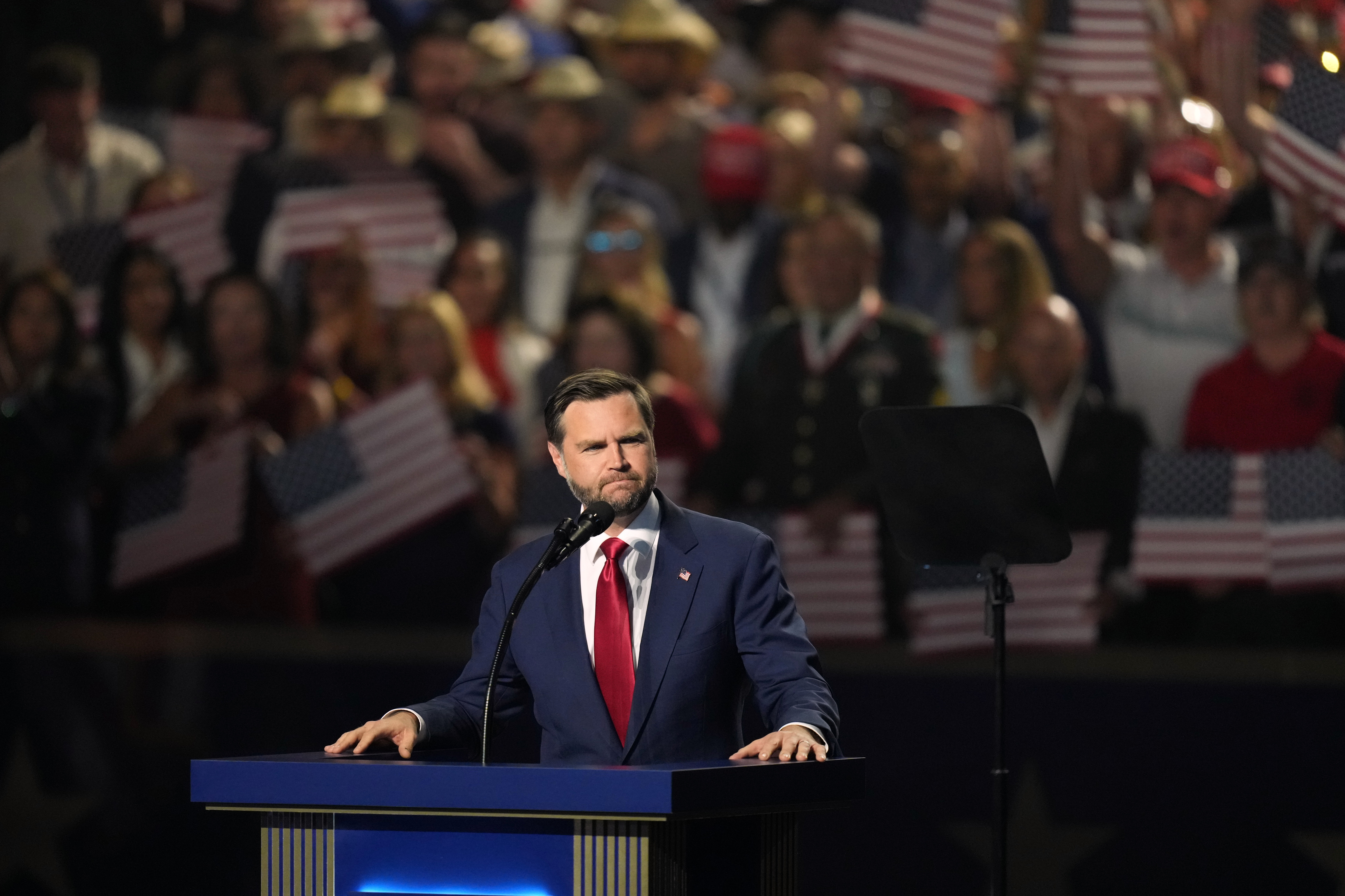 Fact-checking JD Vance at RNC midterm convention Night 2